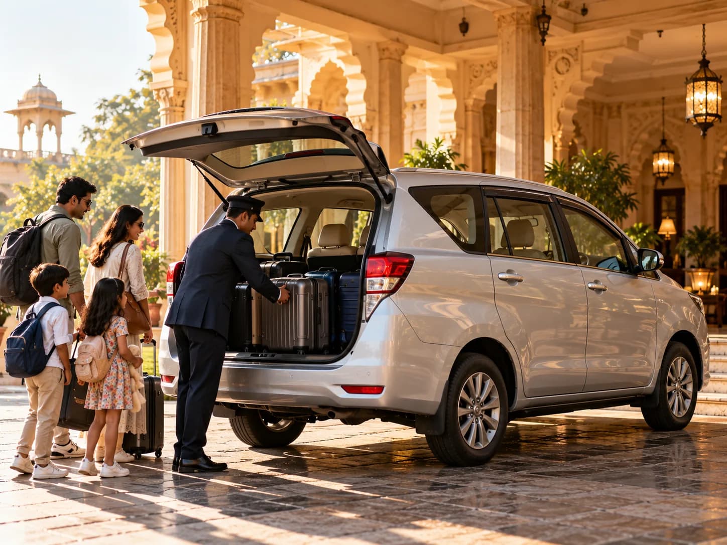 A seven-seat SUV with room for a family and their luggage